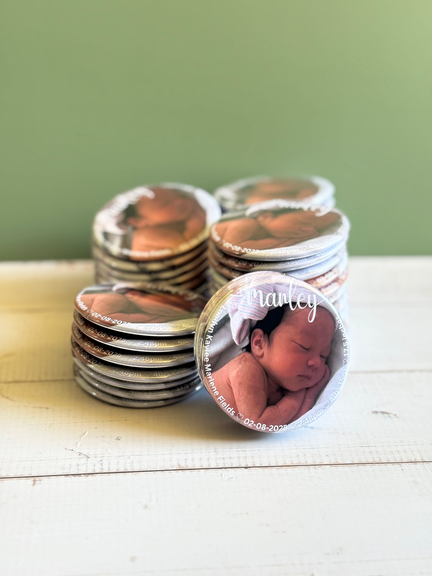 Round Photo Magnets (Set of 50)